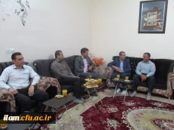 عیادت سرپرست مدیریت امور پردیس های استانی از آزاده سرافراز دانشگاه جناب آقای نوروزی