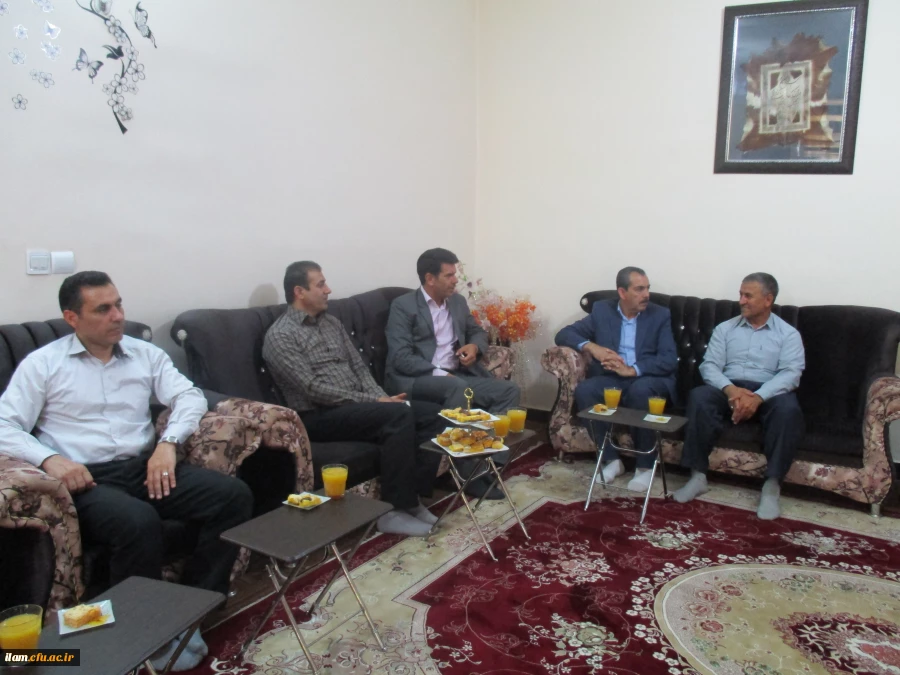 عیادت سرپرست مدیریت امور پردیس های استانی از آزاده سرافراز دانشگاه جناب آقای نوروزی