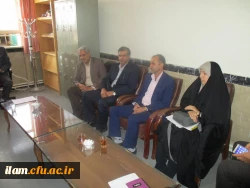 بازدید مدیر کل برنامه ریزی، خدمات و رفاه دانشجویی دانشگاه فرهنگیان از پردیس های ایلام