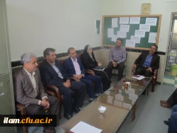 بازدید مدیر کل برنامه ریزی، خدمات و رفاه دانشجویی دانشگاه فرهنگیان از پردیس های ایلام