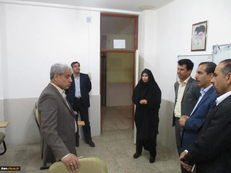 بازدید مدیر کل برنامه ریزی، خدمات و رفاه دانشجویی دانشگاه فرهنگیان از پردیس های ایلام