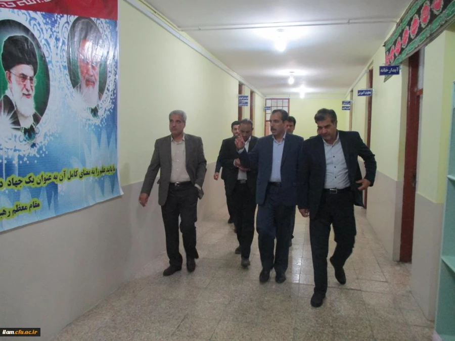 بازدید مدیر کل برنامه ریزی، خدمات و رفاه دانشجویی دانشگاه فرهنگیان از پردیس های ایلام