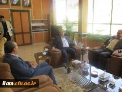 دیدار مدیر کل برنامه ریزی، خدمات و رفاه دانشجویی دانشگاه فرهنگیان با استاندار ایلام؛