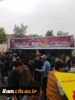 حضور مسئولین و دانشجویان دانشگاه فرهنگیان در راهپیمایی 13 آبان؛