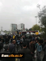 حضور مسئولین و دانشجویان دانشگاه فرهنگیان در راهپیمایی 13 آبان؛