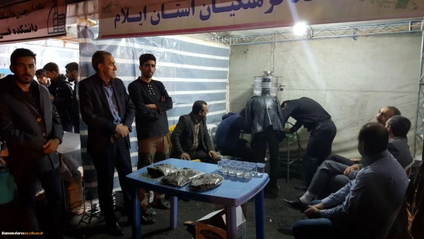 حضور مسؤلین دانشگاه در موکب اربعین حسینی.