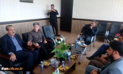 حضور مسول ناحیه بسیج دانشجویی استان ایلام در دفتر مدیریت استانی دانشگاه فرهنگیان استان ایلام