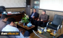 حضور مسول ناحیه بسیج دانشجویی استان ایلام در دفتر مدیریت استانی دانشگاه فرهنگیان استان ایلام 3