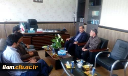 حضور مسول ناحیه بسیج دانشجویی استان ایلام در دفتر مدیریت استانی دانشگاه فرهنگیان استان ایلام 4