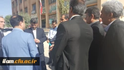 بازدید جناب آقای دکتر طاهری رییس آموزش و پرورش عمومی و فنی حرفه ای سازمان برنامه و بودجه کل کشور از پردیس شهید مدرس 2