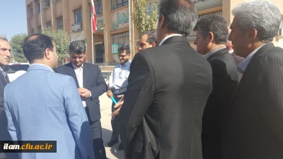 بازدید جناب آقای دکتر طاهری رییس آموزش و پرورش عمومی و فنی حرفه ای سازمان برنامه و بودجه کل کشور از پردیس شهید مدرس