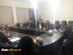 جلسه با مدیر کل داره بهینه سازی سازمان مرکزی دانشگاه فرهنگیان