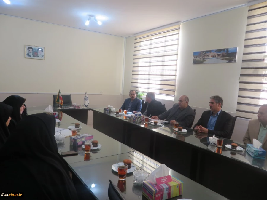 جلسه با مدیر کل داره بهینه سازی سازمان مرکزی دانشگاه فرهنگیان