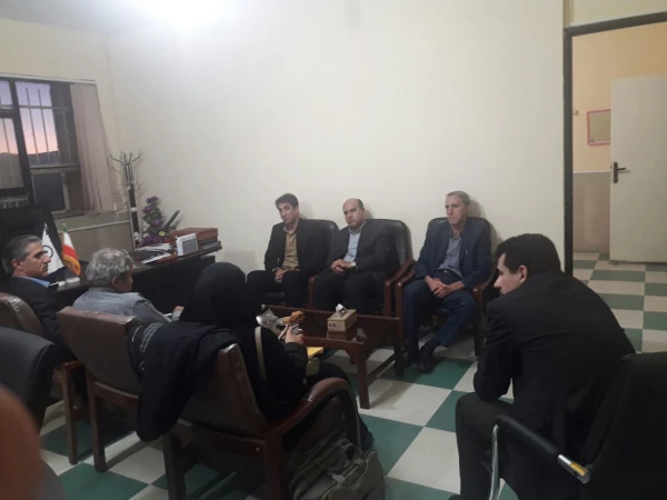 جلسه با مدیر کل داره بهینه سازی سازمان مرکزی دانشگاه فرهنگیان