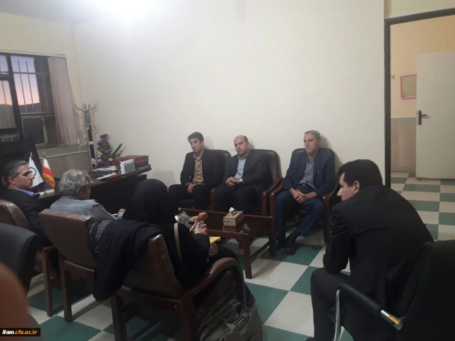 جلسه با مدیر کل داره بهینه سازی سازمان مرکزی دانشگاه فرهنگیان
