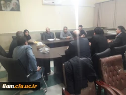 جلسه با مدیر کل داره بهینه سازی سازمان مرکزی دانشگاه فرهنگیان