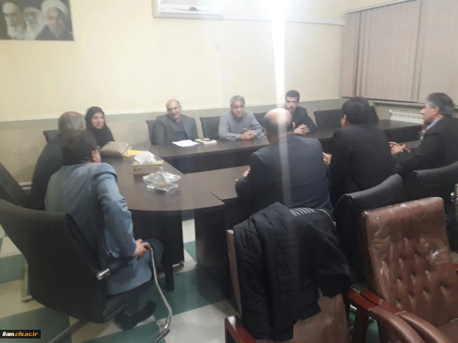 جلسه با مدیر کل داره بهینه سازی سازمان مرکزی دانشگاه فرهنگیان