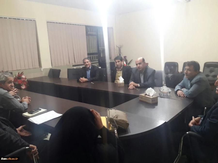 جلسه با مدیر کل داره بهینه سازی سازمان مرکزی دانشگاه فرهنگیان