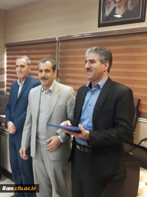 جلسه معارفه سرپرست معاونت هماهنگی دانشگاه فرهنگیان استان ایلام