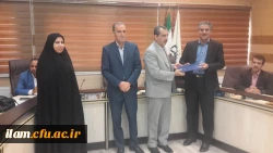 جلسه معارفه معاون هماهنگی دانشگاه فرهنگیان ایلام