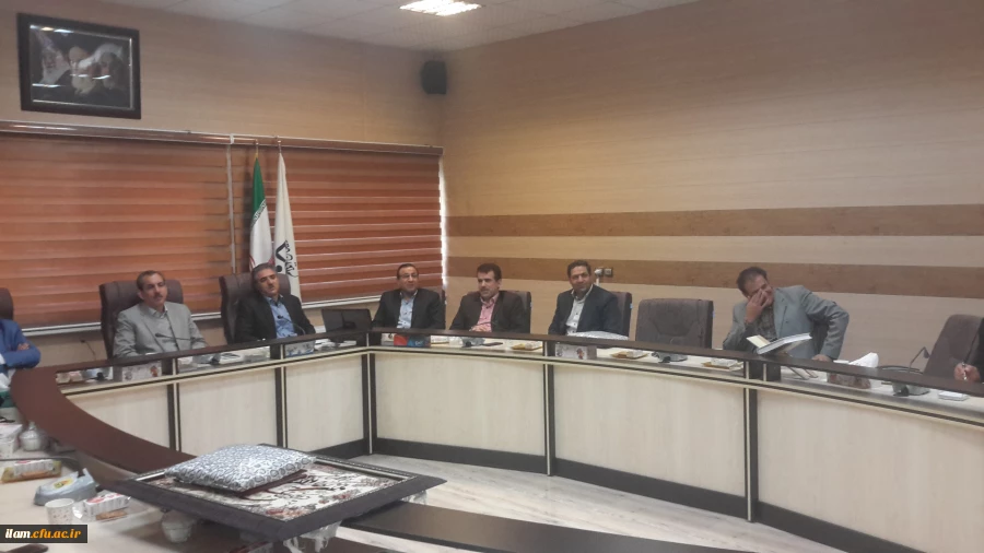 جلسه معارفه معاون هماهنگی دانشگاه فرهنگیان ایلام