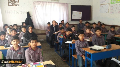 بازدید سرپرست دانشگاه فرهنگیان ایلام از مدارس طرح هدف کارورزی استان