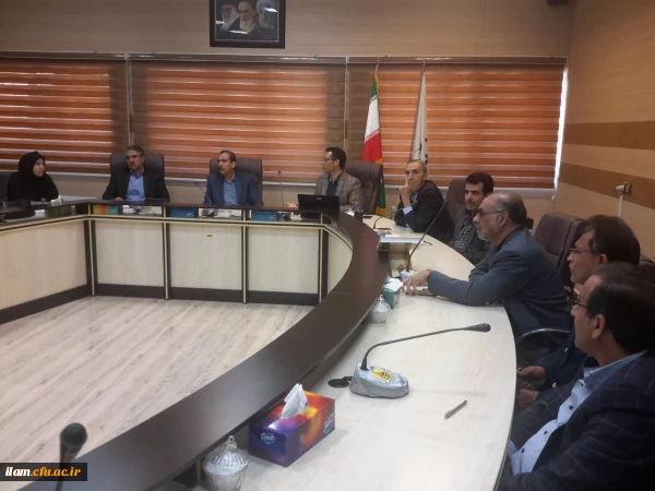 دهمین جلسه شورای نظارت، ارزیابی و تعیین کیفیت دانشگاه فرهنگیان استان ایلام