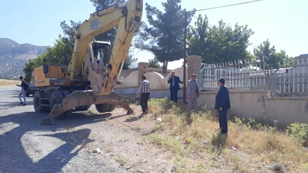 شروع عملیات پروژه آب رسانی به پردیس شهید مدرس دانشگاه فرهنگیان استان ایلام