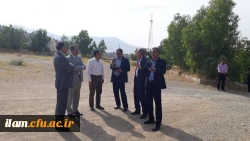 بازدید معاونت محترم رفاه و پشتیبانی سازمان مرکزی از سالن اجتماعات