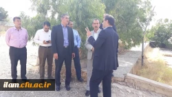 بازدید معاونت محترم رفاه و پشتیبانی سازمان مرکزی از سالن اجتماعات