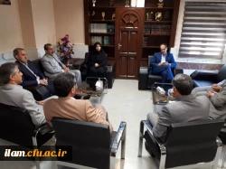نشست مشترک هیات رئیسه دانشگاه فرهنگیان ایلام با مدیر کل آموزش و پرورش استان