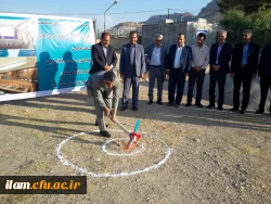 افتتاح پروژه اتصال به شبکه آب شرب شهری و کلنگ زنی سالن اجتماعات پردیس شهید مدرس