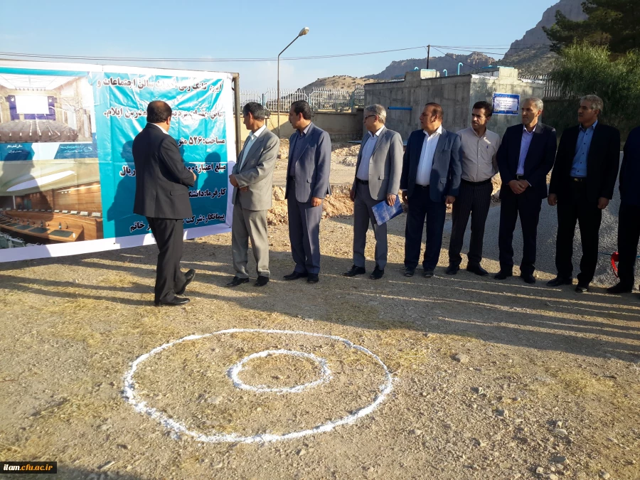 افتتاح پروژه اتصال به شبکه آب شرب شهری و کلنگ زنی سالن اجتماعات پردیس شهید مدرس