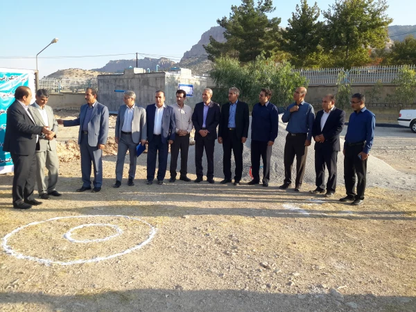 افتتاح پروژه اتصال به شبکه آب شرب شهری و کلنگ زنی سالن اجتماعات پردیس شهید مدرس