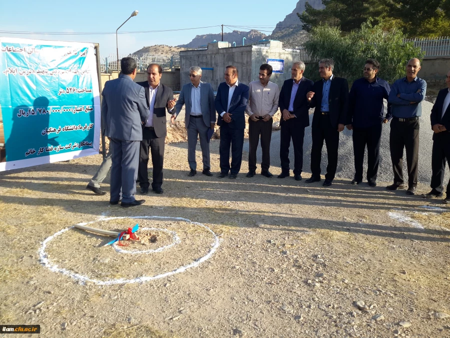 افتتاح پروژه اتصال به شبکه آب شرب شهری و کلنگ زنی سالن اجتماعات پردیس شهید مدرس