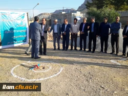 افتتاح پروژه اتصال به شبکه آب شرب شهری و کلنگ زنی سالن اجتماعات پردیس شهید مدرس