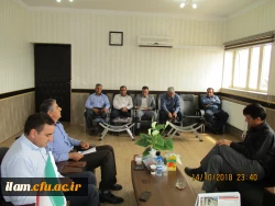 نشست سرپرست محترم دانشگاه با کارکنان استانی