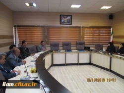 جلسه سرپرست جدید دانشگاه فرهنگیان استان با اعضای هیات علمی 