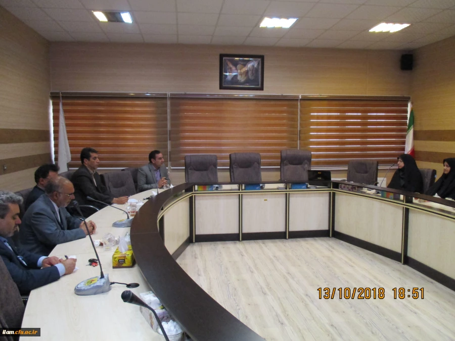 جلسه سرپرست جدید دانشگاه فرهنگیان استان با اعضای هیات علمی 