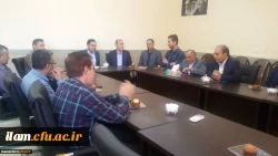 حضور آقای دکتر صالحیان در جمع همکاران پردیس شهید مدرس