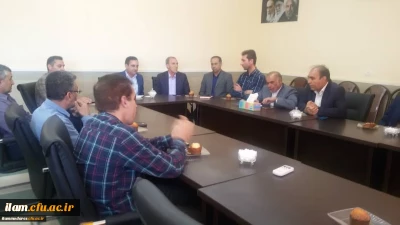 حضور آقای دکتر صالحیان سرپرست مدیریت استانی دانشگاه در جمع همکاران پردیس شهید مدرس