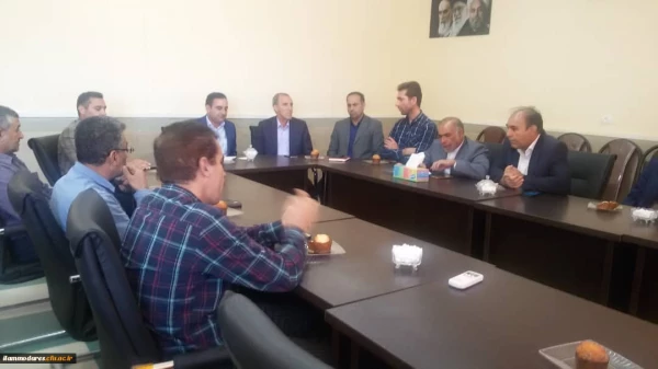 حضور آقای دکتر صالحیان در جمع همکاران پردیس شهید مدرس