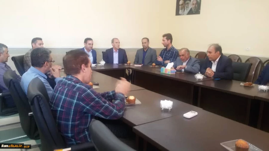 حضور آقای دکتر صالحیان در جمع همکاران پردیس شهید مدرس