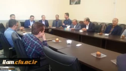 حضور آقای دکتر صالحیان در جمع همکاران پردیس شهید مدرس