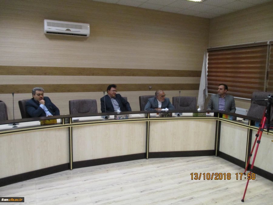 برگزاری جلسه شورای پژوهش با حضور سرپرست جدید دانشگاه فرهنگیان استان ایلام