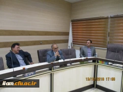 برگزاری جلسه شورای پژوهش با حضور سرپرست جدید دانشگاه فرهنگیان استان ایلام