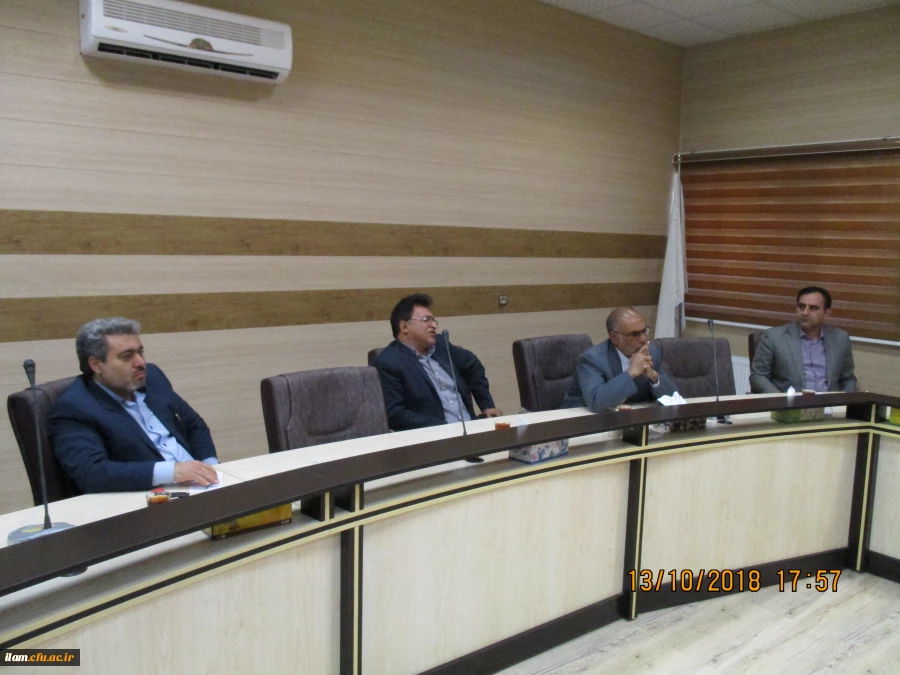 برگزاری جلسه شورای پژوهش با حضور سرپرست جدید دانشگاه فرهنگیان استان ایلام