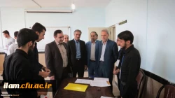 حضور آقای دکتر صالحیان در محل ثبت نام دانشجو معلمان جدیدالورود پردیس شهید مدرس