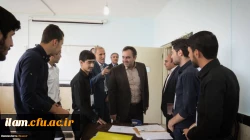 حضور آقای دکتر صالحیان در محل ثبت نام دانشجو معلمان جدیدالورود پردیس شهید مدرس