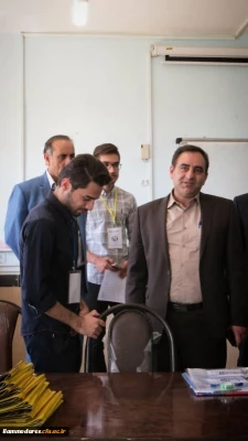 حضور آقای دکتر صالحیان در محل ثبت نام دانشجو معلمان جدیدالورود پردیس شهید مدرس